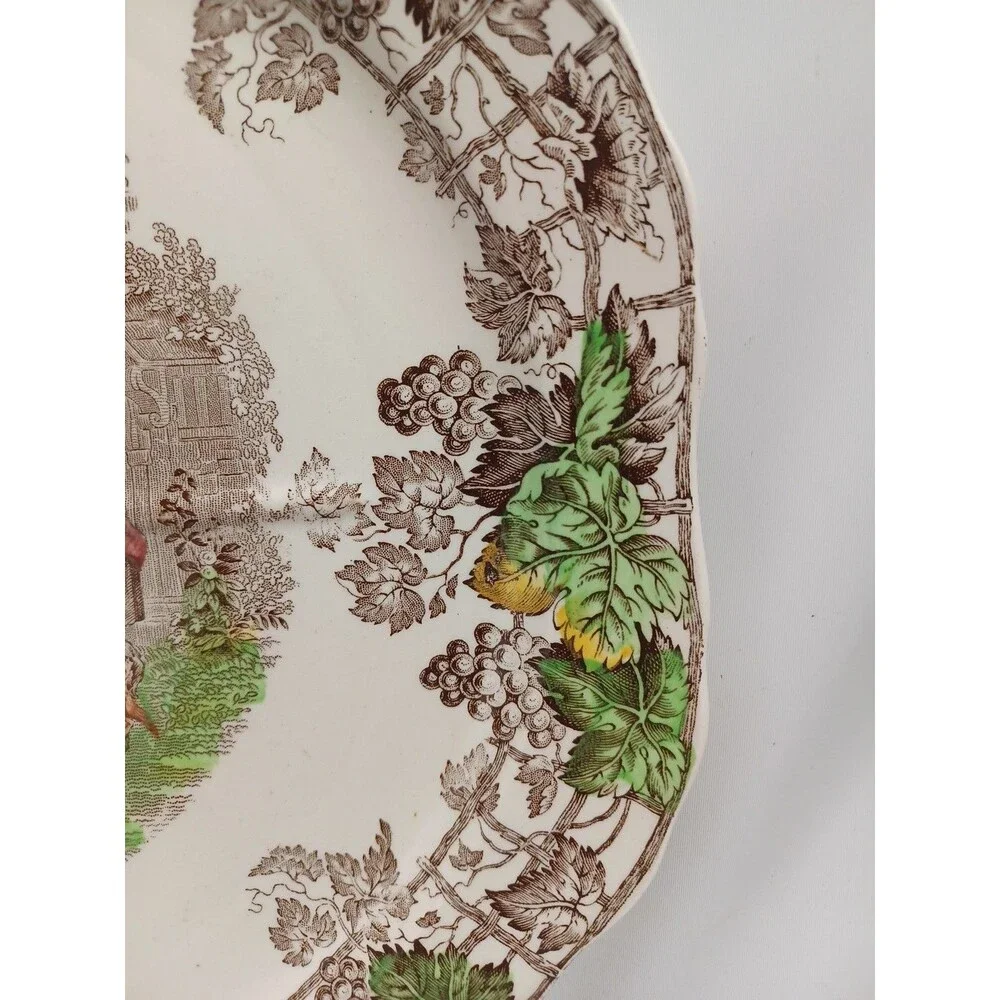 Copeland Spode England Byron Series No 2 Divided Plate Dish 10